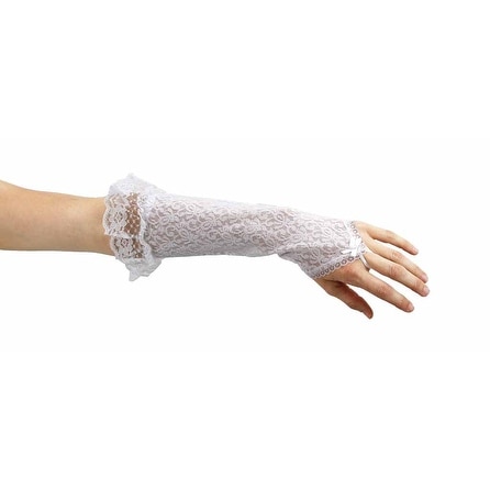 gauntlet fingerless gloves lace ladies pricing options