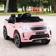 preview thumbnail 4 of 29, 12V Kids Ride On Car with Remote Control and Lockable Doors - 42.5 x 25.6 x 20 inch (L x W x H) Pink