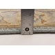 preview thumbnail 6 of 7, ECARPETGALLERY Hand-knotted Royal Oushak Light Blue Wool Rug - 2'7 x 11'10