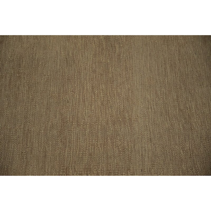 Hand Woven Oriental 100% Wool Carpet Southwestern Tribal Brown Kilim Area Rug - 10' 0'' X 8' 2''