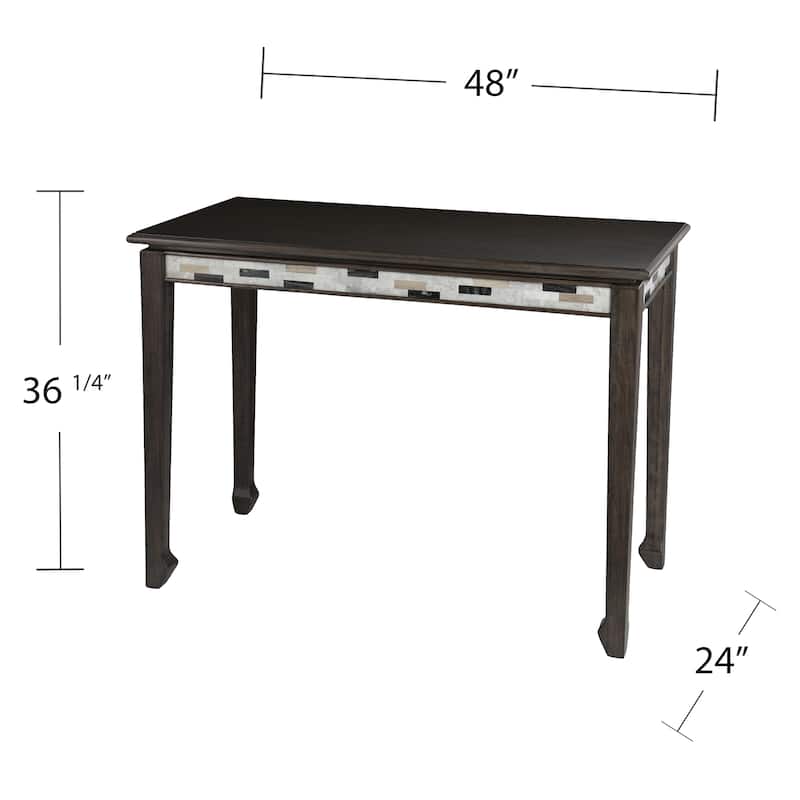 SEI Furniture Helmer Counter Table
