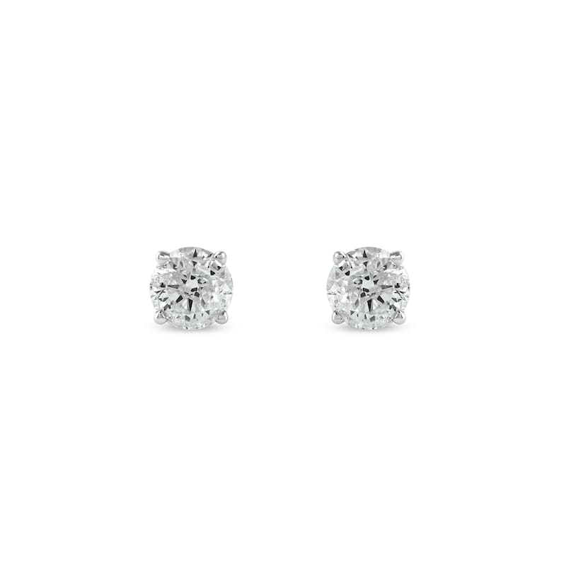 14k Gold 1/4ct TDW Diamond Solitaire Stud Earrings for Women