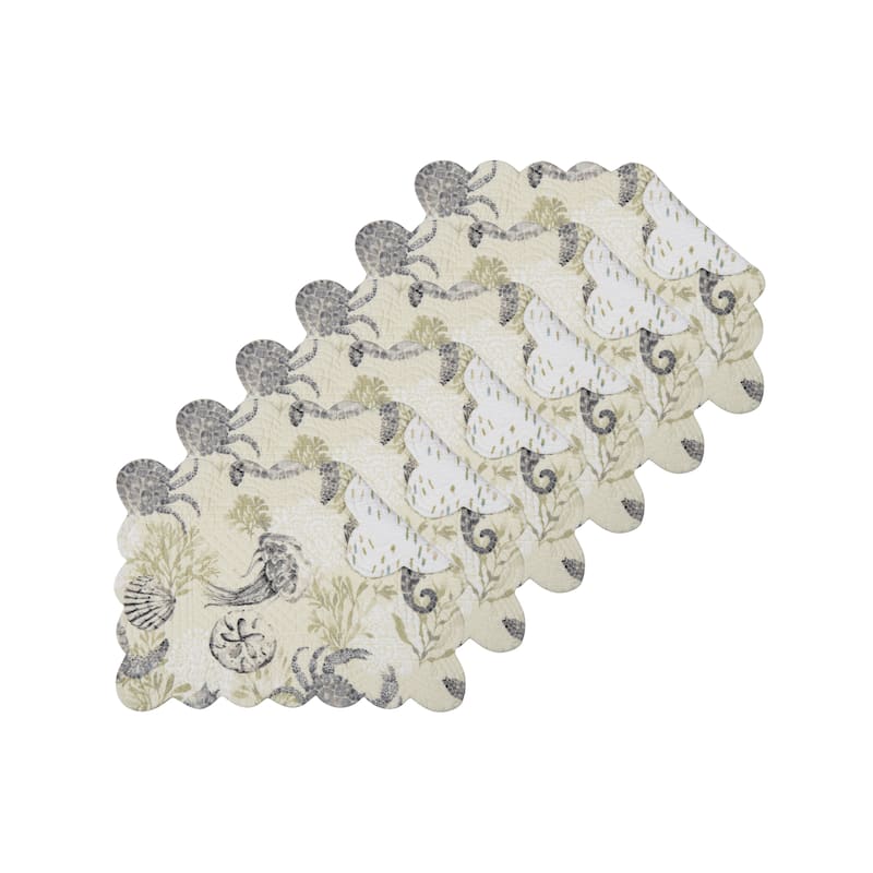 Cannon Beach Placemats Set of 6, 13" x 19"