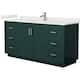 Option Green / White Quartz Top / Brushed Nickel Hardware