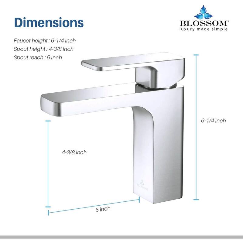 Blossom Single Handle Bathroom Faucet