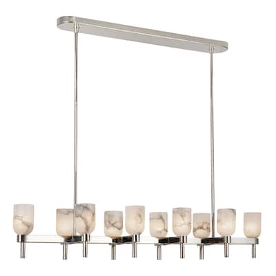 Alora Lighting LP338052 Lucian 10 Light 52" Wide Linear Pendant