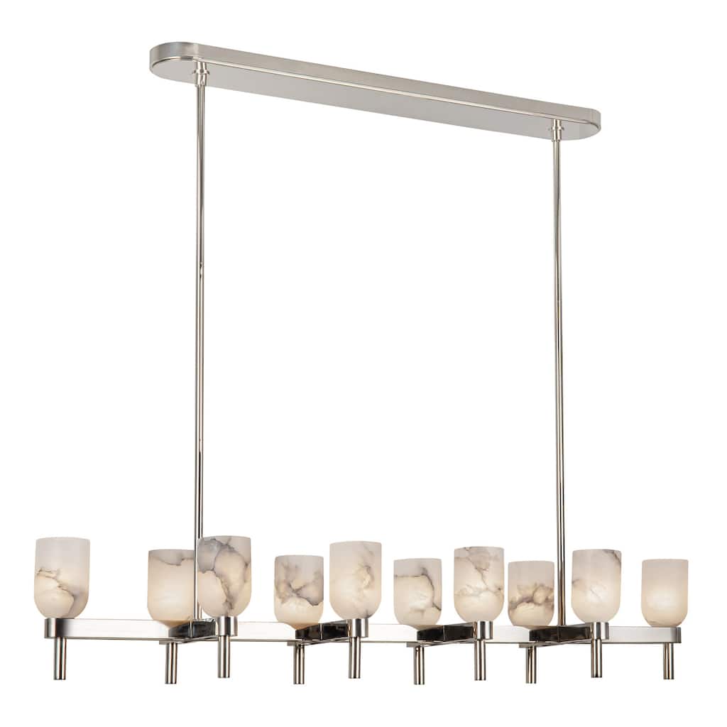 Alora Lighting LP338052 Lucian 10 Light 52" Wide Linear Pendant