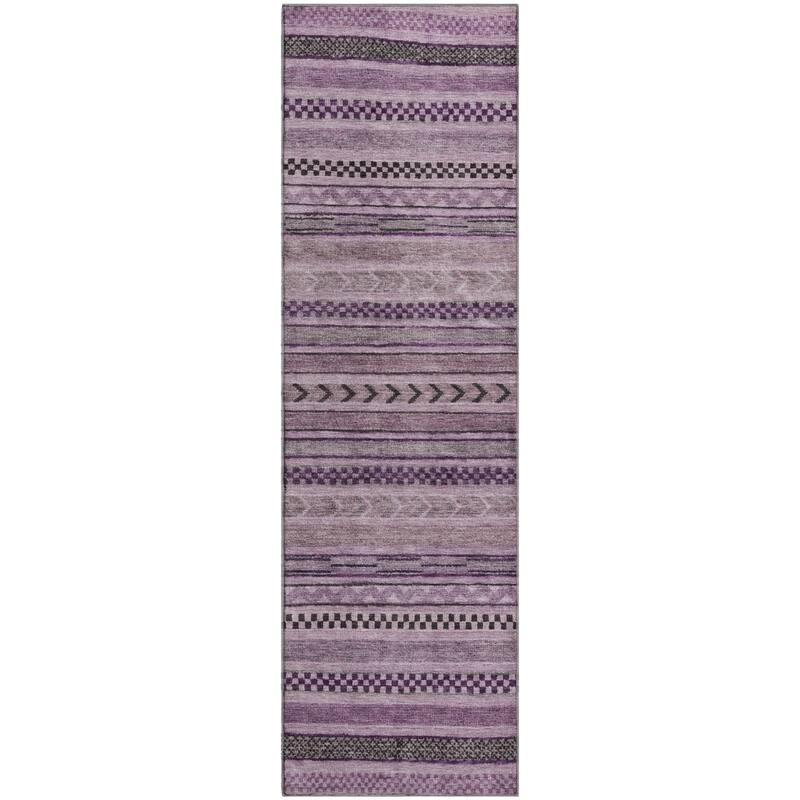 Premium Washable Super Soft Boho Stripes Mayfield Rug