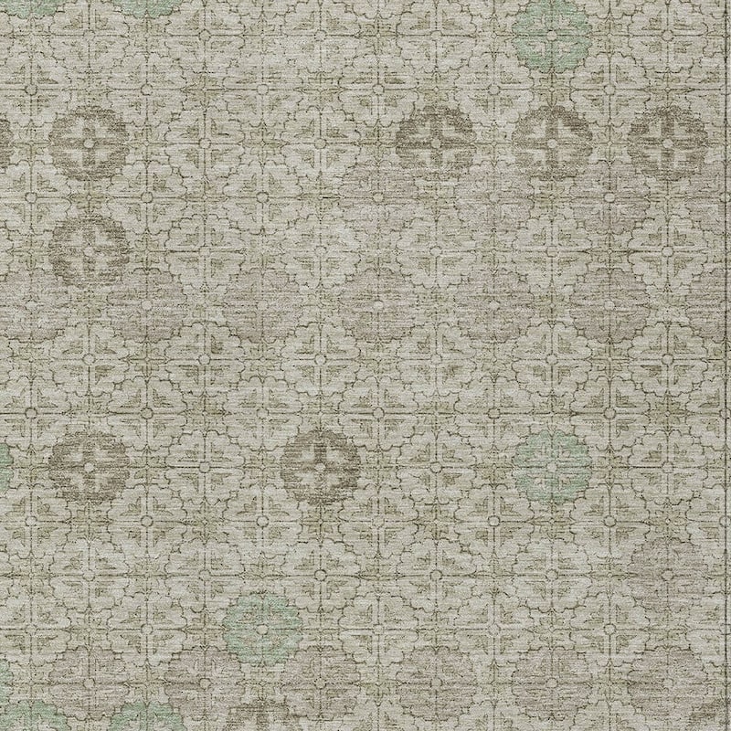 HomeRoots Geometric Transitional Rectangle Outdoor Rug