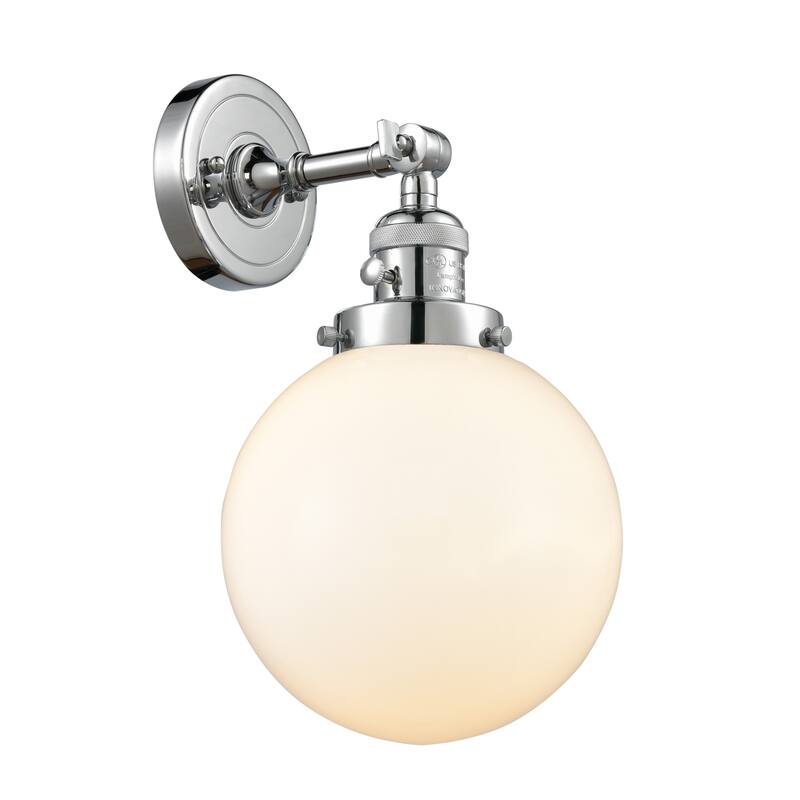 Innovations Lighting Beacon Single Light 14" Tall Bathroom Sconce with