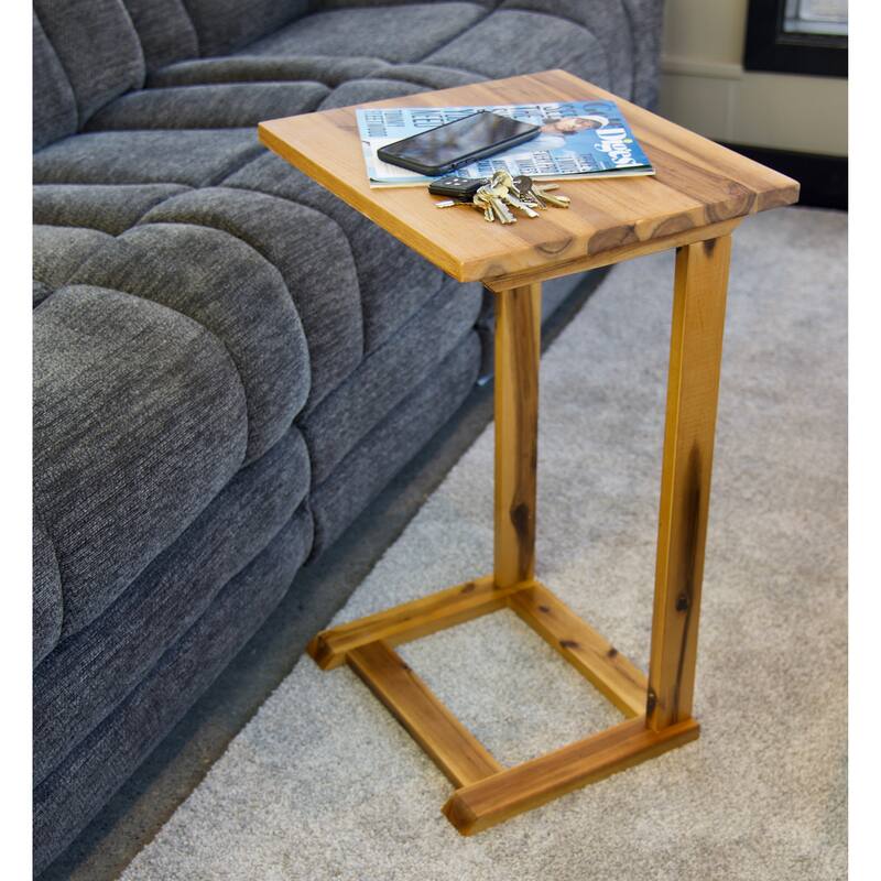 Porch & Den Holly Hill Solid Acacia Sofa C-Table