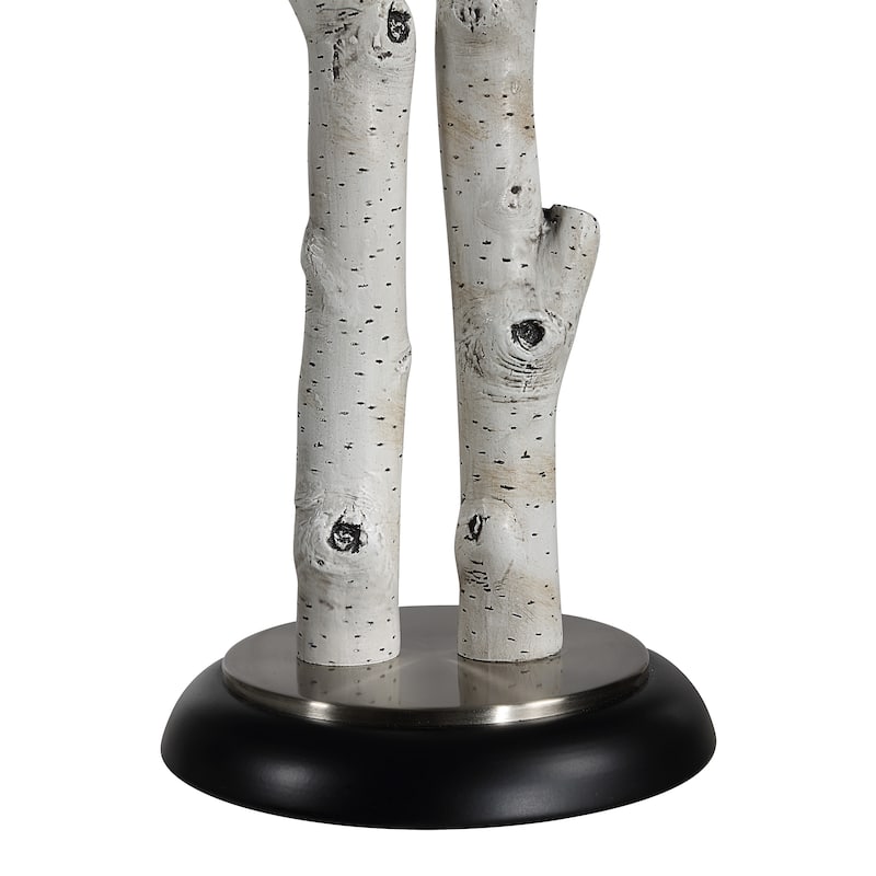 Everren Leandro 35.25" Height Table Lamps, Faux Birch Tree