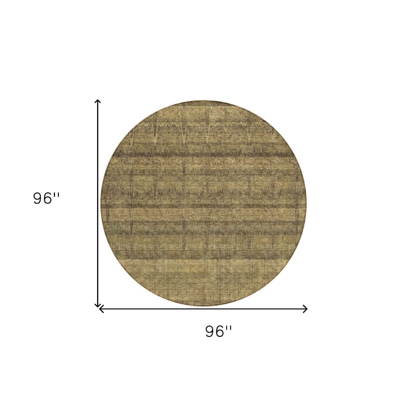 HomeRoots Striped Transitional Rectangle Outdoor Rug