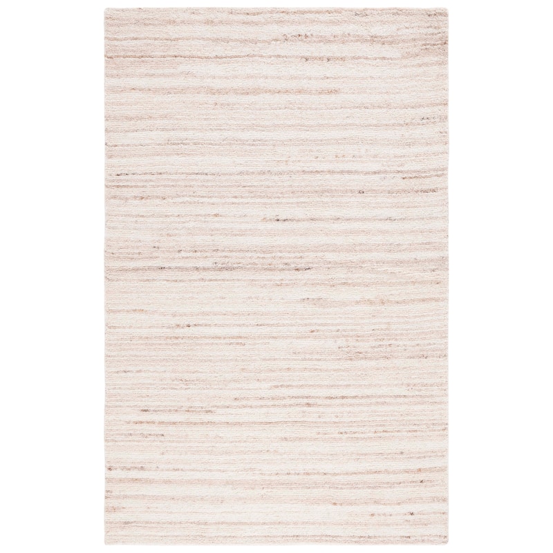 SAFAVIEH Handmade Casablanca Pierrine Wool Rug - 4' x 6' - Beige/Ivory