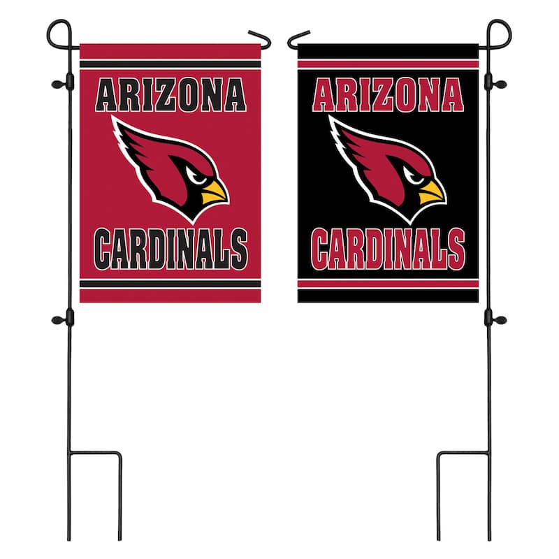 Embossed Suede Flag, Garden Size, Arizona Cardinals