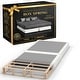preview thumbnail 17 of 37, Onetan 8-Inch & 4-Inch Wooden Box Spring/Foundation Ideal for Mattress, No Assembly Needed, White. Twin - Split Low Profile