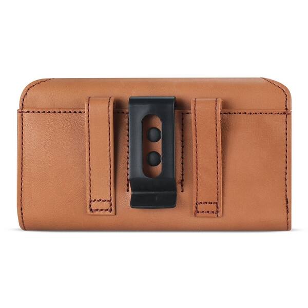 Reiko Horizontal Genuine Leather Pouch Iphone 7 8 With Card Holder In Brown 5 84x3 04x0 67 Inches Plus Overstock