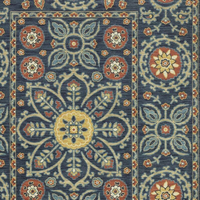 HomeRootsMedallion Traditional Runner Area Rug