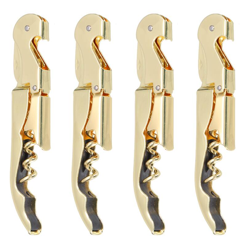 4Pcs 5" Wine Openers Waiter Corkscrew Red Wine Bottle Opener