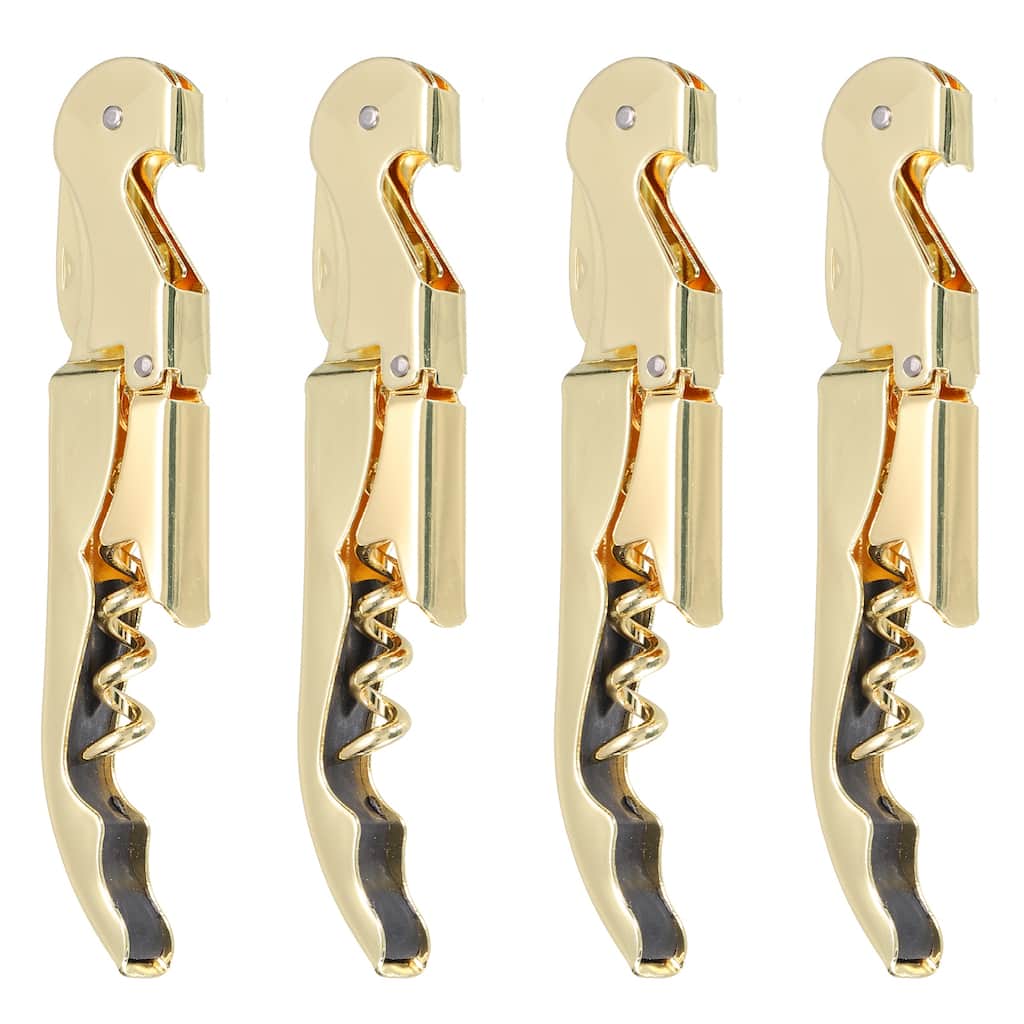 4Pcs 5" Wine Openers Waiter Corkscrew Red Wine Bottle Opener