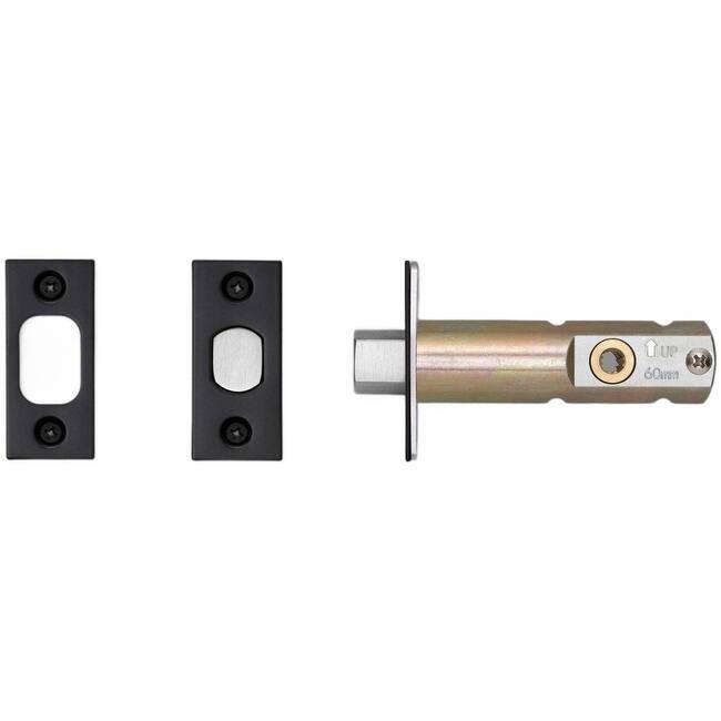 Buster + Punch NDT-021724 2-3/8" Backset Deadbolt Door Latch - Black