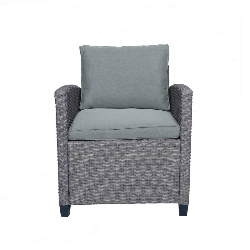 Outdoor Rattan Wicker Patio Set for Relaxing and Entertaining