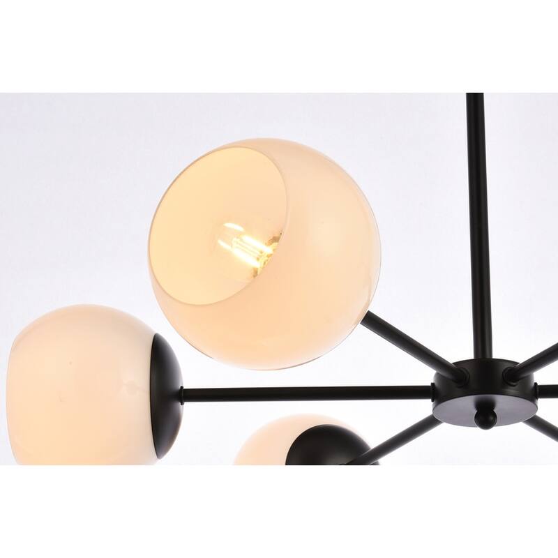 Brooke 30 inch Pendant with White Shade - N/A