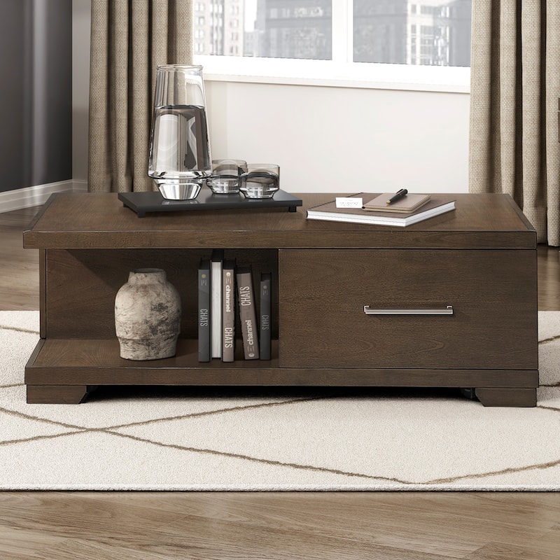 Sinclair Rectangular Wood Cocktail Table