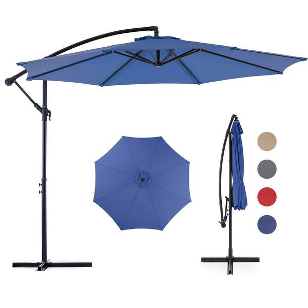 9.8' eastlake tilt offset patio umbrella Offset Patio Umbrella, 9.8', Octagonal, Modern, Polyester/Metal - Bed Bath  & Beyond