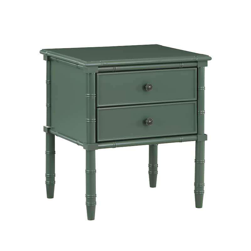 Ettington Carved Bamboo 2-drawer Nightstand by Greyson Living