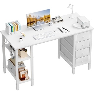 Computer Desk with Storage Shelves 47
