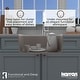 preview thumbnail 35 of 58, Karran Undermount Quartz 24 in. Single Bowl Kitchen Sink Kit