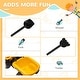 preview thumbnail 4 of 8, Licensed Caterpillar Kids Ride-On Tractor with Shovel, Storage Trailer, Lights & Music - Yellow