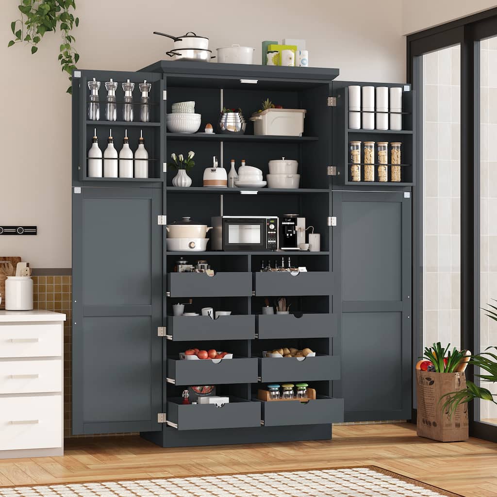Freestanding Kitchen Pantry Cabinet