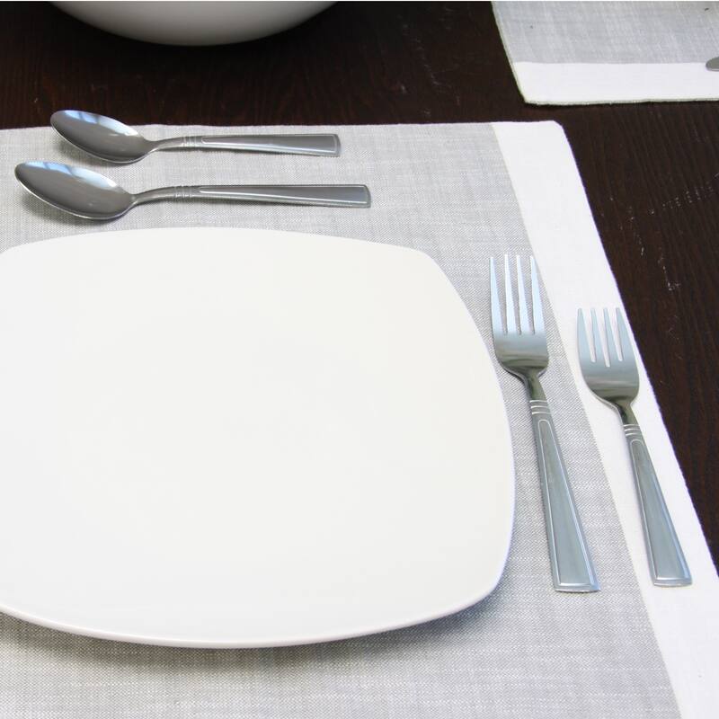 Gibson Creston 20 Piece Flatware Set withTumble Finish