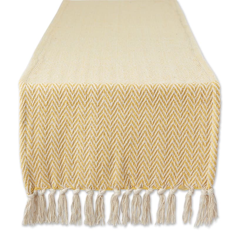 DII Chevron Table Runner - 72x15 - Marigold