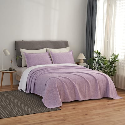 3 Piece Blanket Set with Pillow Sham