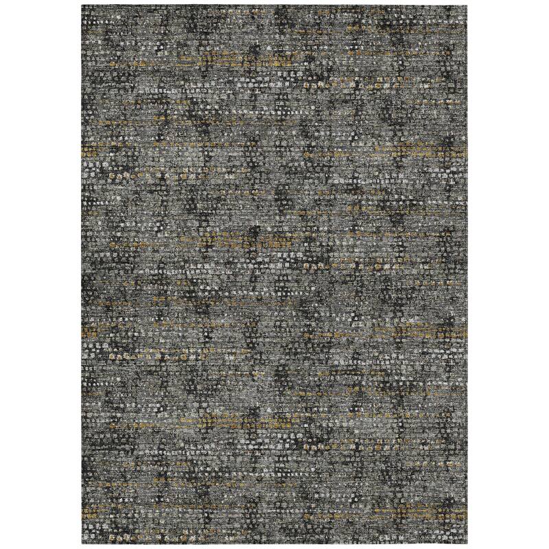 Machine Washable Indoor/ Outdoor Casual Kersey Chantille Rug