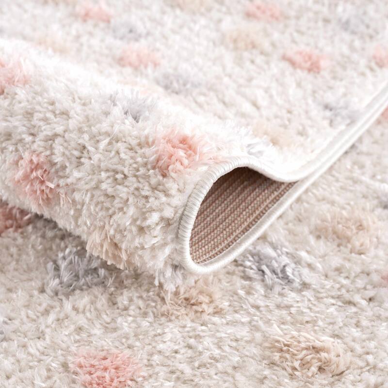 Hauteloom Cansu Living Room, Bedroom Area Rug - Contemporary - Plush Pile - Black - 2' x 3'
