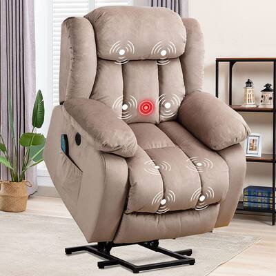 Power Lift Recliner and Adjustable Massage Chair Sofa for Elderly