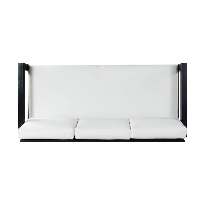 SAFAVIEH Couture Montford Brazilian Teak 3-Seat Bench - 77"W x 36"D x 27"H