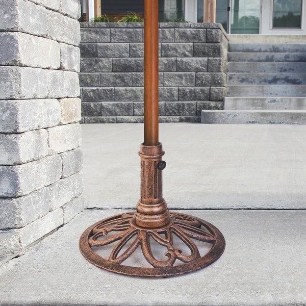 0 patio umbrellas Best Choice Products 10ft Offset Hanging Outdoor Market Patio Umbrella w/ Easy Tilt Adjustment