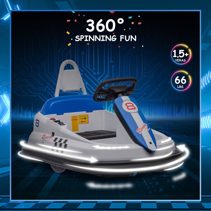 6V Bumper Car for Toddlers