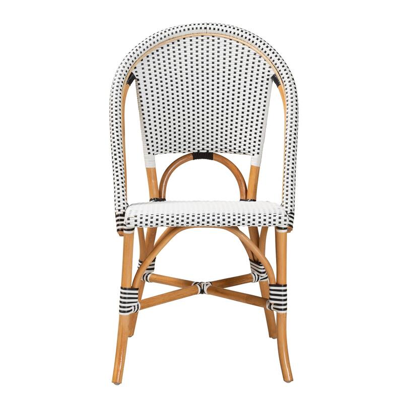Genica Classic French Natural Rattan Bistro Chair