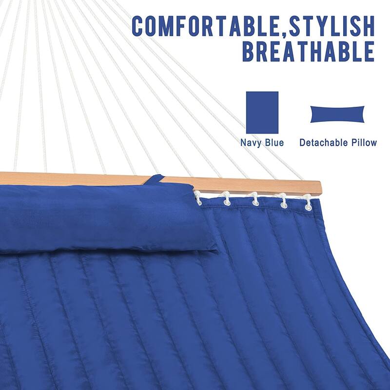12 FT Double Quilted Fabric Hammock