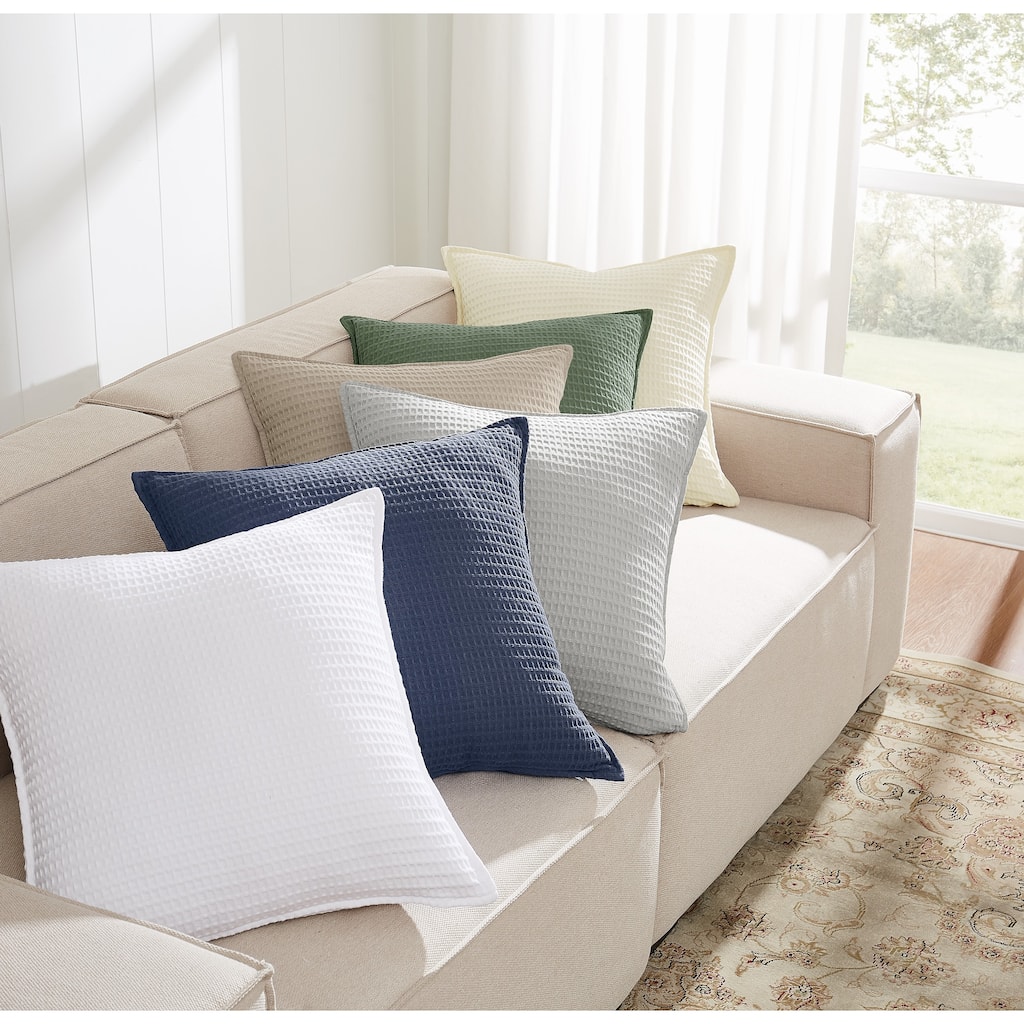 Cannon Heritage Cotton Waffle Decorative Pillow