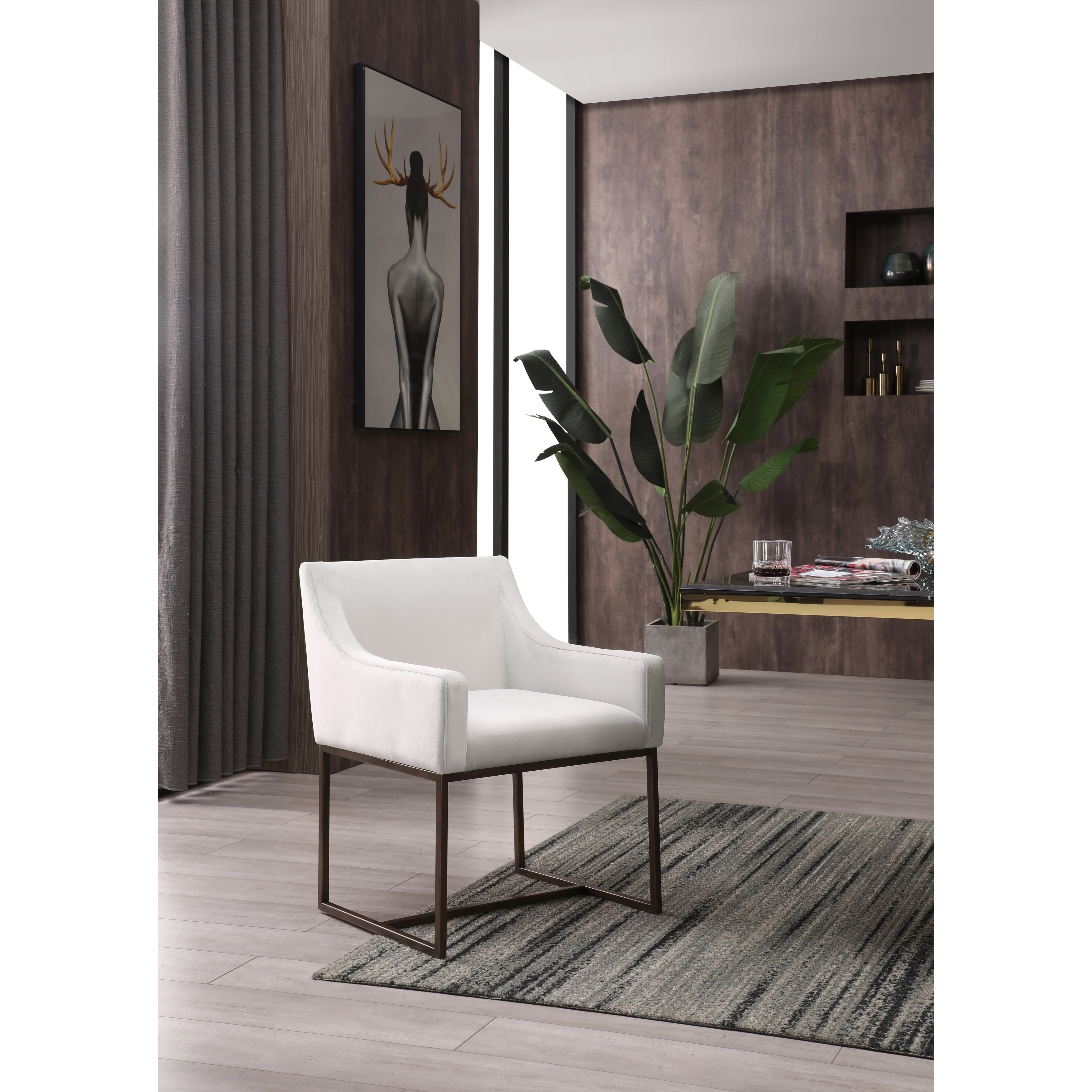 Morgan fabric side chair on sale
