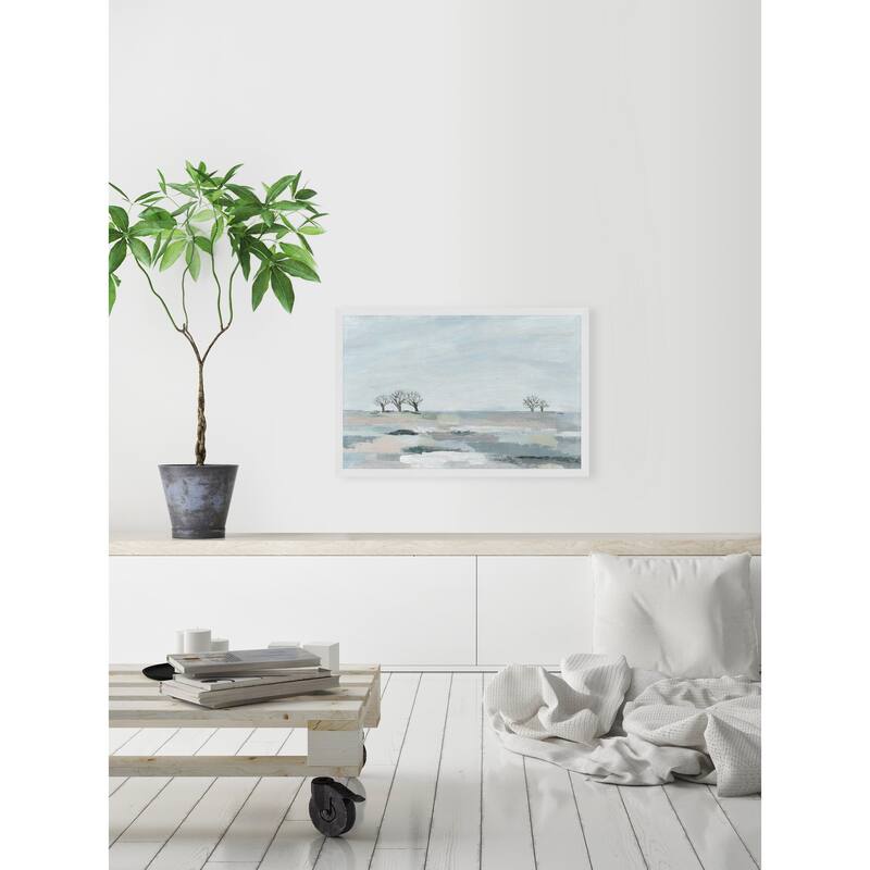 Winter at the Plains Framed Print