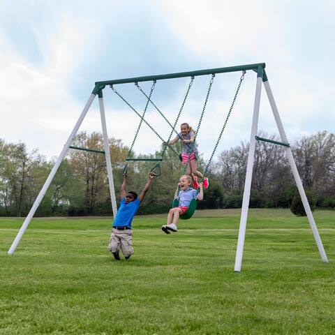 Backyard Discovery Big Brutus Heavy Duty A-Frame Swing Set