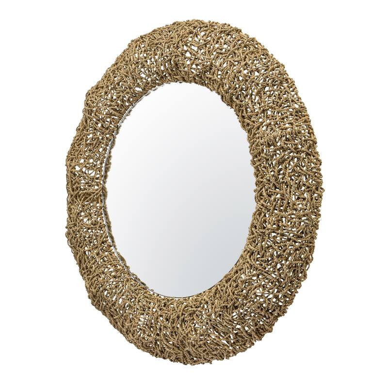 Varaluz Tangled Wall Mirror - Natural Rope